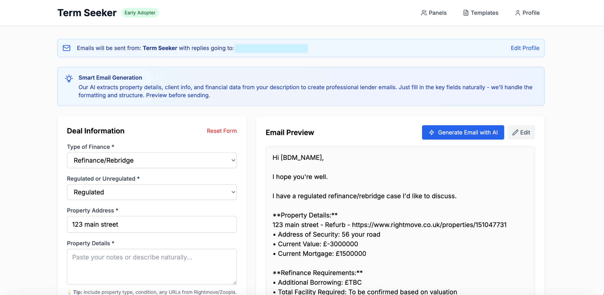 Term Seeker app screenshot